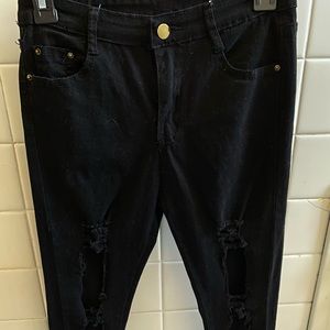 Black skinny jeans !